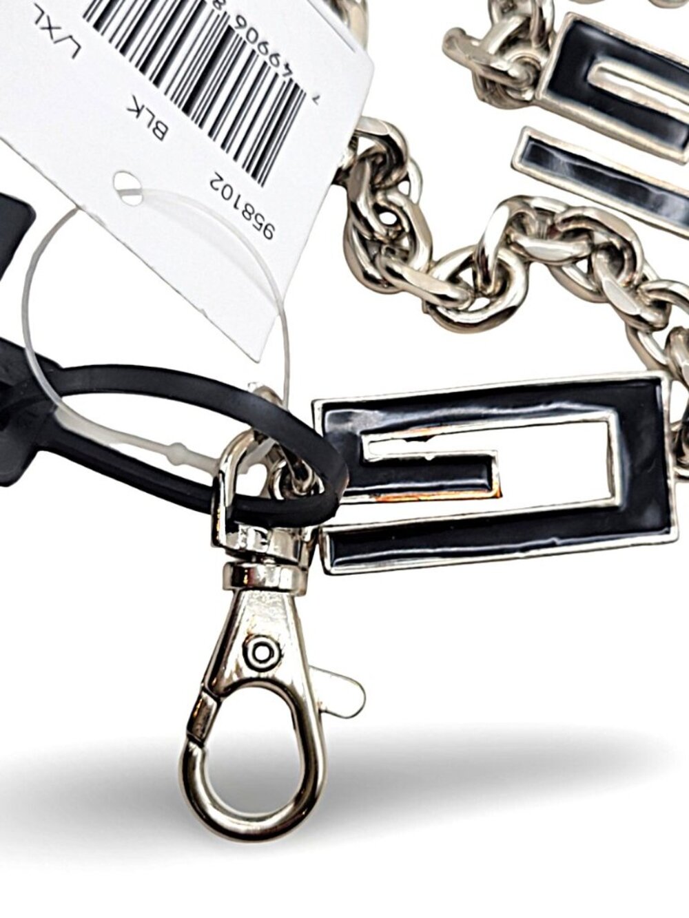 NWT Guess Logo Chain Belt L/XL - Picture 6 of 10